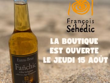 Notre boutique est aussi ouverte ce jeudi 15 août

L'occasion pour nous de vous rappeler que notre boutique de la Forêt-Fouesnant est ouverte tous les jours...