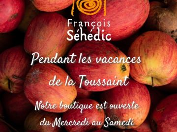 🍂🍁Pendant les vacances de la Toussaint, la récolte continue 🍎🍏et nous vous accueillons dans notre boutique de producteur pour vous faire découvrir et...